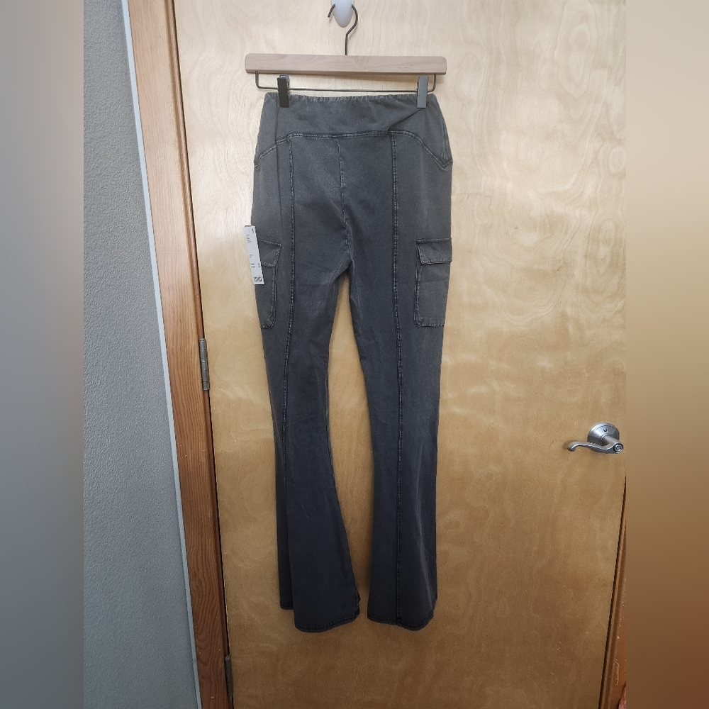 Cargo flare pants